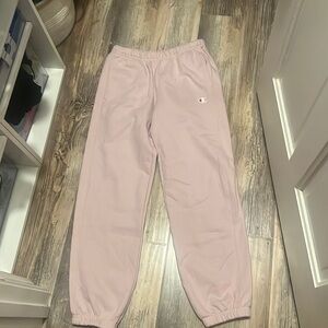 Cute pink champion sweatpants. Size small adult
